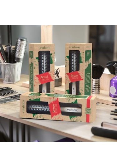 Ventoso Brush Natura Ahşap Fön Fırçası No: 7