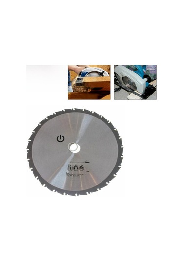 Shineyee Çelik Karbür Ahşap Kesici Bladesi - 210x1.8x25.4mm 24 Dişli, Yumuşak Ve Sert Malzemeler İçin Evrensel Çaprazlama Aleti