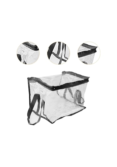 Homyl Temizle Kitap Saklama Çantası Seyahat Ev Ofis Için Su Siyah