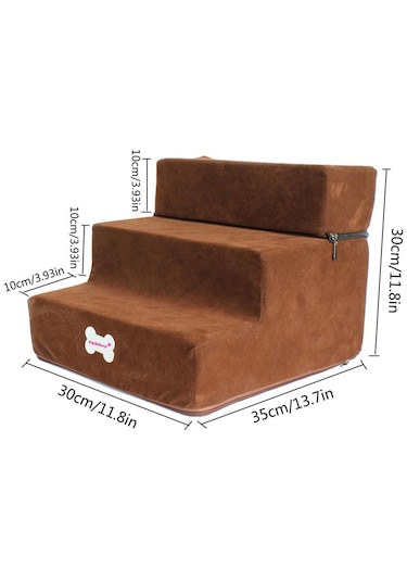 Homyl Yumuşak Köpek Merdiven Merdiveni Kaymaz Çıkarılabilir