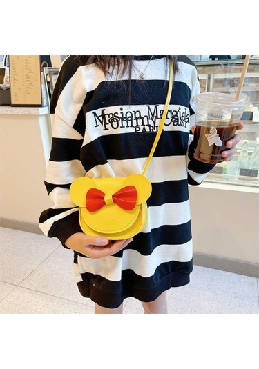 Dancemonkey Satchel Omuz Mini Kulaklı Küçük Küçük Kızlar Kırmızısı Ilmek Gül Fare Dayanıklı Çantaları Çanta Ve Pembe