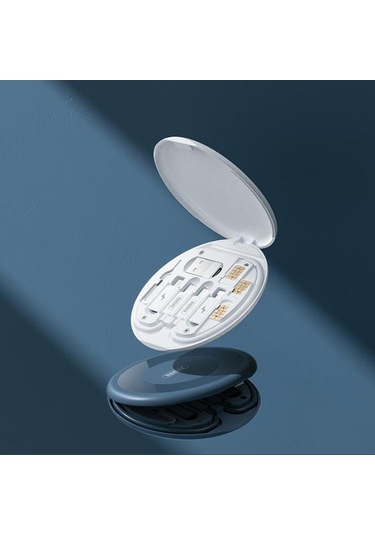 Maiyame Beyaz 60w Hızlı Şarj Data Kablosu Saklama Kutusu - 480mbps, 3a Akım, 29cm, Pvc+abs Malzeme, Evrensel Uyumlu