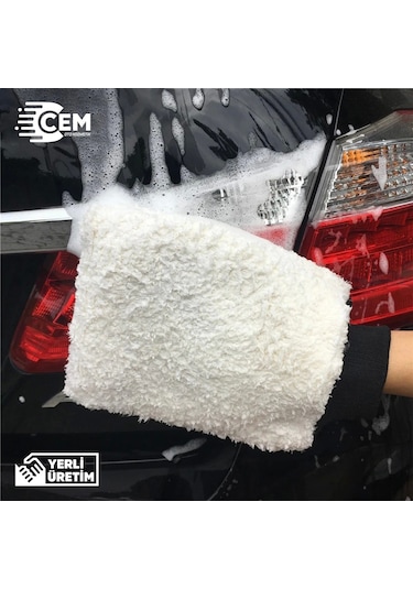 Cem Car Care Mikrofiber Yıkama ve Pasta Eldiveni