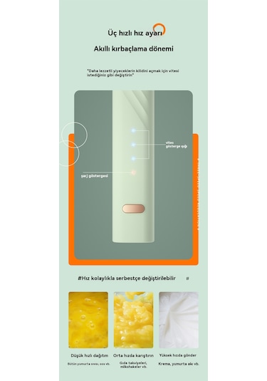 Akülü Elektrikli Yumurta Çırpıcı-pembe Pembe