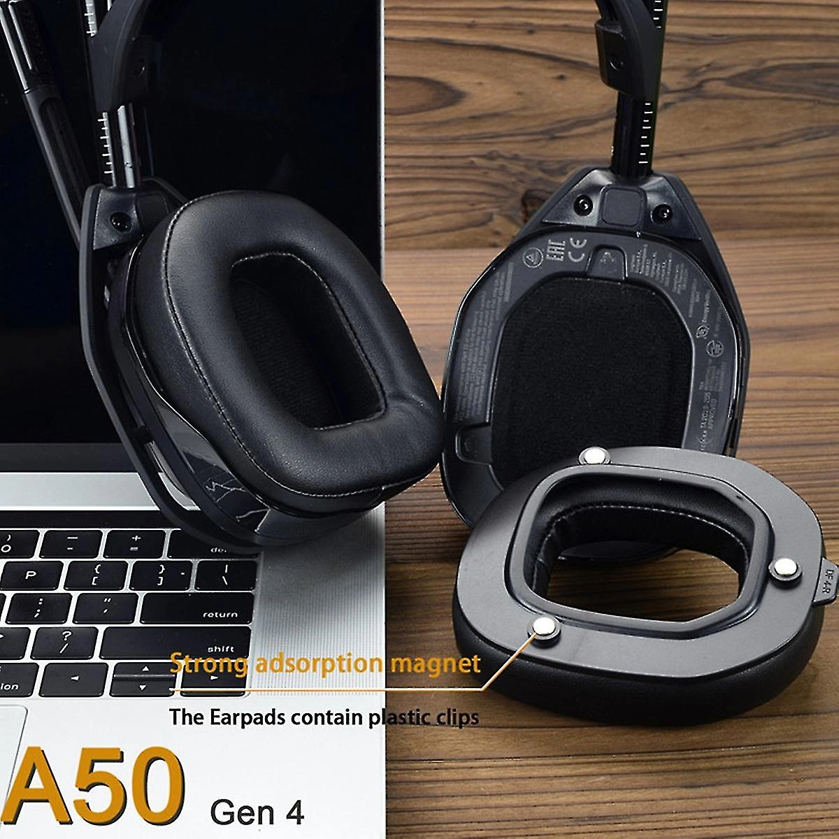 A50 Gen3 Kulaklıklar İçin Manyetik Kulak Pedleri Ve Tokalı Kulaklık Kılıfı Flanel