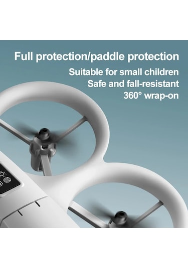 2025 Yeni Led Mini Rc Led Işıkları Ile Donatılmış Drone Hd Çift Kamera 360-degree 6k-grey-dc