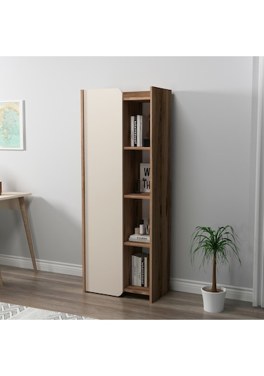 Arnetti Suave Kapaklı Kitaplık Lidya Bej