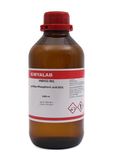 orto- Fosforik Asit 85% 1L Cam Şişe - ortho-Phosphoric acid
