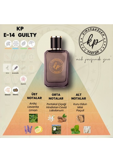 Kimyagerden E-14 Erkek Parfüm EDP 50 ML