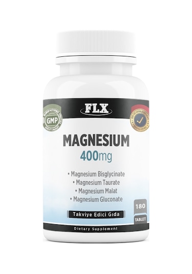 Elemental Magnesium Bisglisinat Malat Taurat Glukonat 180 Tablet