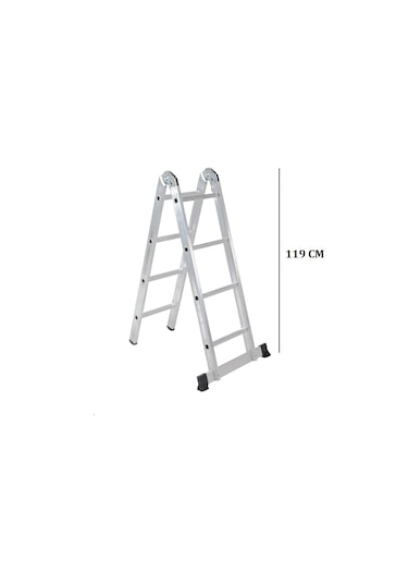 Beykon 4 + 4 Basamaklı Çok Amaçlı Merdiven