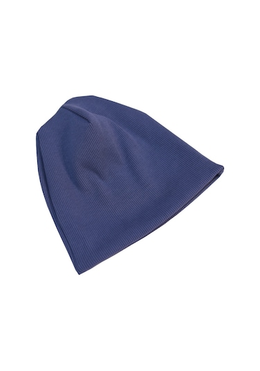 Luess Çocuk Unisex Fitilli Kışlık Bere Lacivert