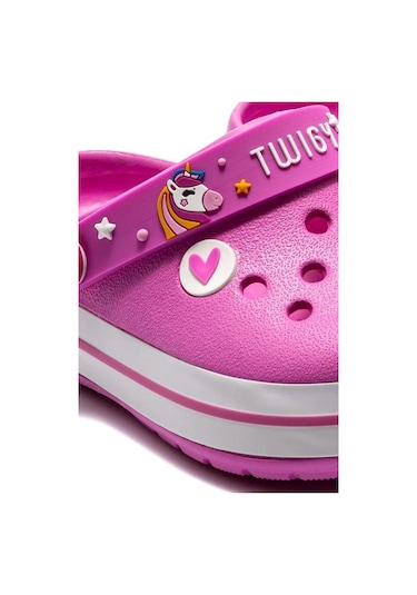 Twigy Seli Çocuk Sabo Terlik Fuşya 25/30 DD1014 Fuşya