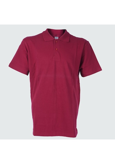 Polo Yaka Tshirt İş Elbiseleri Bordo