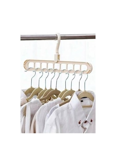 4 Adet Sihirli Askı Fonksiyonel Dolap İçi Akıllı Askı Toparlayıcı Çok Renkli