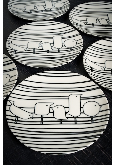 Nido 6 Parça Porselen Pasta Seti 19 Cm