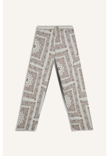 Defacto Regular Fit Şal Desenli Plaj Pantolonu-fall İn Love F8336ax25hsbn166 Kahve