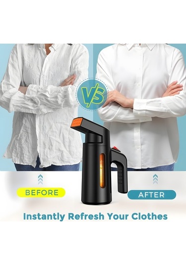 Createtech 700w 180ml 25sn Hızlı Taşınabilir Buhar Ütüsü - Kırışıklık Giderici, Ev/ofis/seyahat İçin