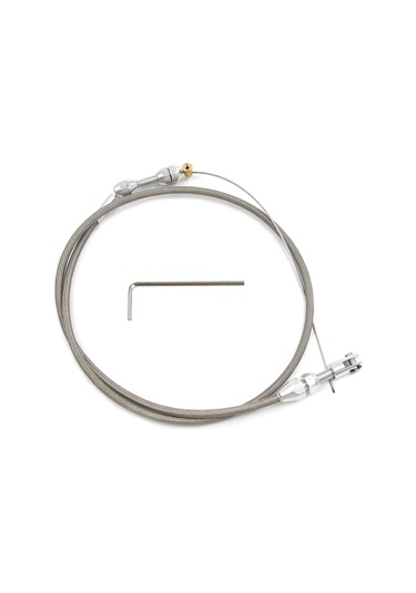 Kangvka 36 İnç Alüminyum Ve Paslanmaz Çelik Örgülü Gaz Kablosu Seti - Chevrolet 1997-2007 Ls1 Motor 4.8l/5.3l/5.7l/6.0l İçin Yerine Geçici