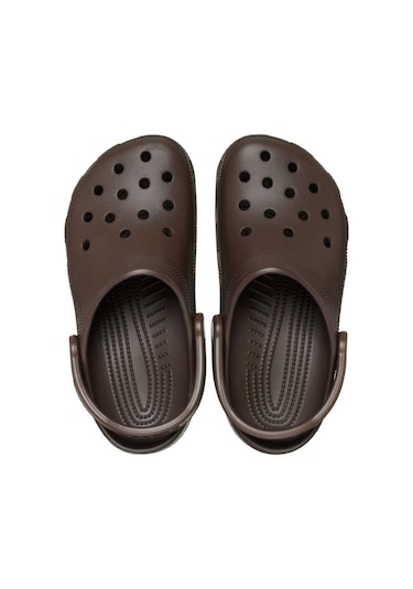 Crocs 10001 Classic Kahverengi Unisex Terlik Renksiz Şeffaf