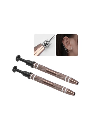 Lemestar Piercing İçin Alüminyum Dört Pençeli Pırlanta Tutucu, Sağlam Tutuş, Kaymaz Dizaynlı 2 Adet Paket Diğer