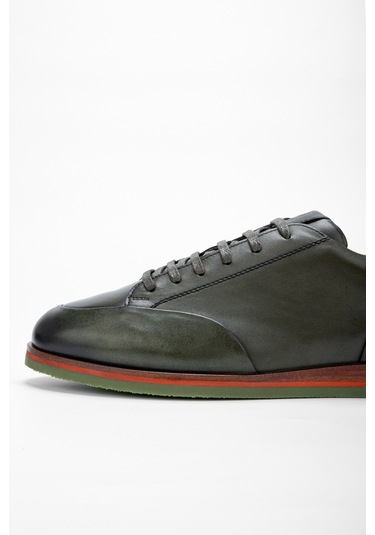 Valmenti Erkek Haki Hakiki Deri Casual Ayakkabı 987 083 Erk Ayk Sk23/24 Haki