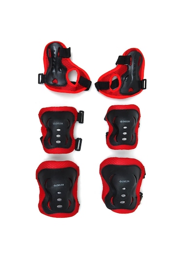 Delta Paten Kaykay Scooter Bisiklet Koruyucu Set Takımı Açık Mavi