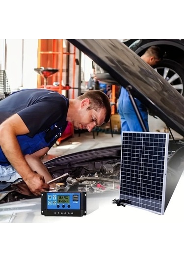 Fastbuy Dream011 1 Adet Güneş Paneli Seti 100a Kontrolcü 12v/24v Şarj Aleti Araç Kamp Telefon Laptop