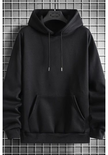 Unisex Santa Monica Beach Oversize Sweatshirt Siyah