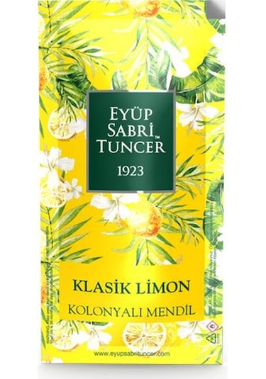 Eyüp Sabri Tuncer Limon Küçük Boy Kolonyalı Mendil Küçük Boy 150'li