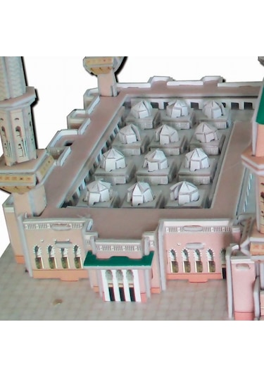 Muhammed Mustafa S.A.V. Evi Medine 3D Puzzle 3 Boyutlu Maket
