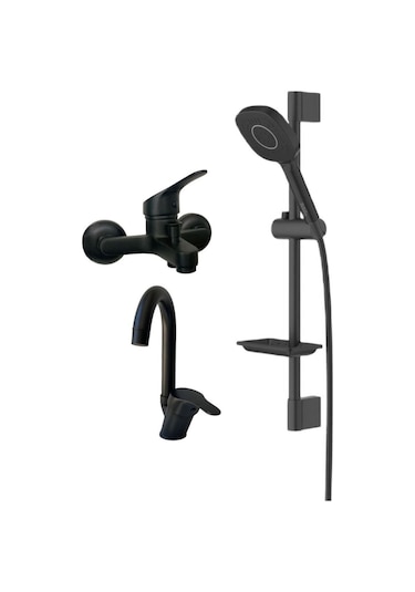 Armour Armatür Batarya Seti 3'lü Siyah Siyah