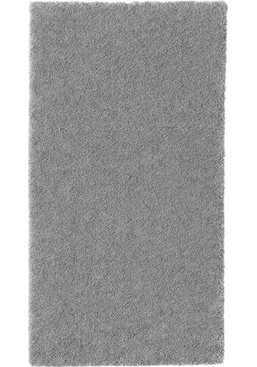 Halı 80X150 Cm Ikea Gri Renk Parlak Tüy Yıkanmaz Modern Halı