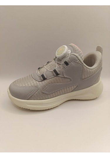 Çocuk Su İtici Kumaş Akıllı Bağcıklı Spor Ayakkabı Sneaker Pembe