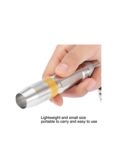 Ulzyvf Createtech Test Siyah Meşale Led Kamp Feneri, Hafif Ve Dayanıklı Siyah