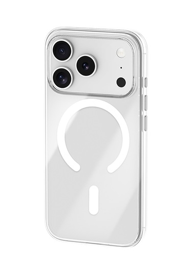 İphone 17 Pro Uyumlu Kılıf M-safe Şarj Özellikli Benks Crystal Serisi Sert Pc Şeffaf Kapak