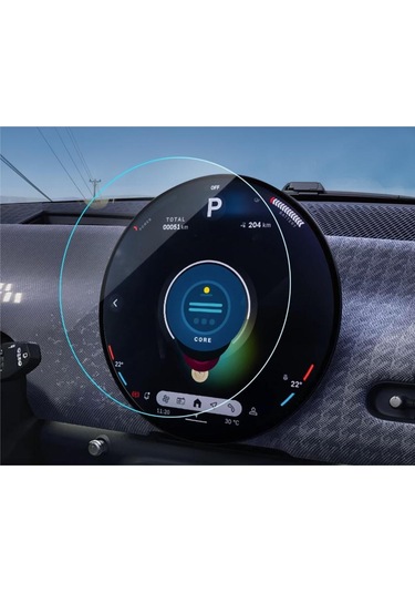 Mini J. Cooper Works Mat Ekran Koruyucu Multimedya Gösterge ' Sadece Ekran Koruyucu