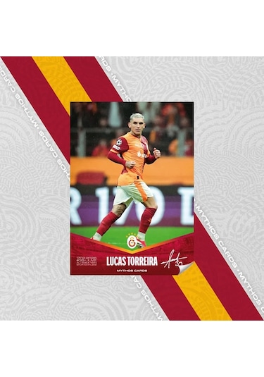 Galatasaray X Juventus - Lucas Torreira İmzalı Statik Poster