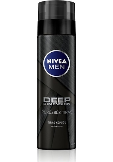 Nivea Men Deep Dimension Pürüzsüz Tıraş Köpüğü 200 ML