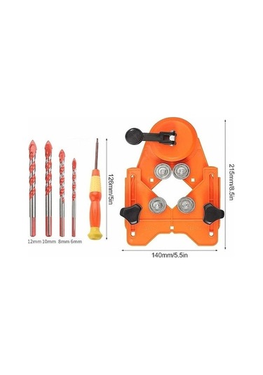 Novahub Elmas Matkap Ucu Seti - 16 Parça Seramik, Cam, Mermer Delme Takımı İle Hassas Delik Açma 10 Boyut