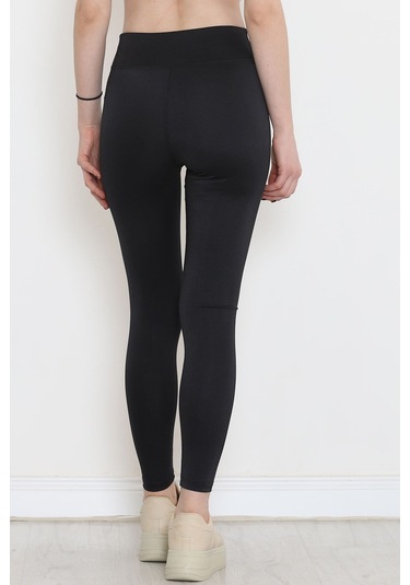 Mokashopin - Parlak Disko Tayt Siyah - 12445.1778. 001