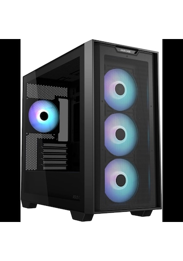 Asus A21 Plus, Psu Yok, Tempered Glass, Argb, Micro Atx, Gamıng Kasa