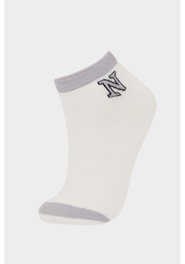 DeFacto Erkek Çocuk 5'li Pamuklu Patik Çorap E5498A8NSWT1