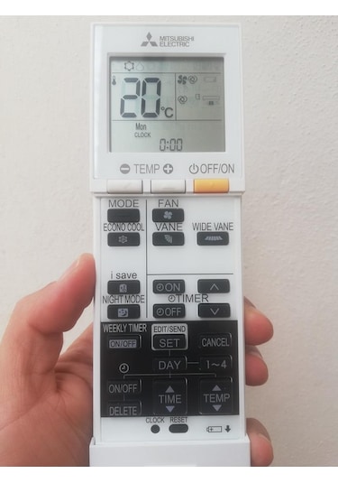 Mitsubishi Electric Klima Kumandası