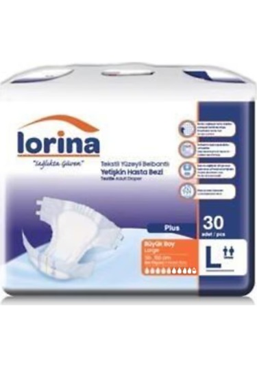 Lorina Belbantlı Hasta Bezi Large 9,5 Damla 30'lu