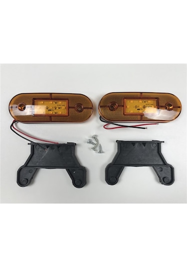 Replax Sarı Kasa Lamba 24V Sallamalı 6 Ledli Dorse Lambası TAS24VSD