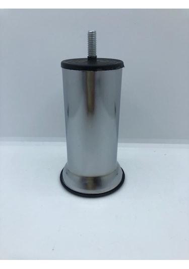Metal, 15 Cm 5/16 Vidalı Krom Kaplama Baza,koltuk Ayağı 4 Adet