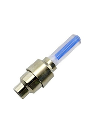 Dianziye Dış Etkinlikler İçin 4'lü Mavi Jant Feneri, Hafif Ve Dayanıklı Bisiklet Valf Lambası