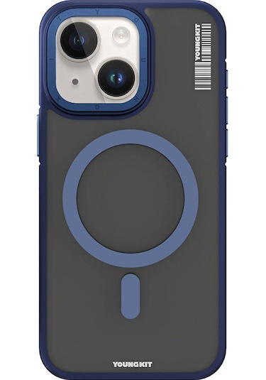 Youngkit İphone 14 Uyumlu Kılıf Magsafe Şarj Özellikli Youngkit Rock Sand Serisi Kapak