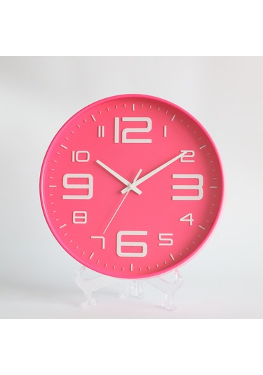 Maiyame 12 İnç 30cm Sessiz Duvar Saati - Modern Tasarım, Ev Ve Salon İçin, Keskin Rakamlar, Dayanıklı Malzeme, Beyaz Çerçeve Siyah Arka Plan Siyah